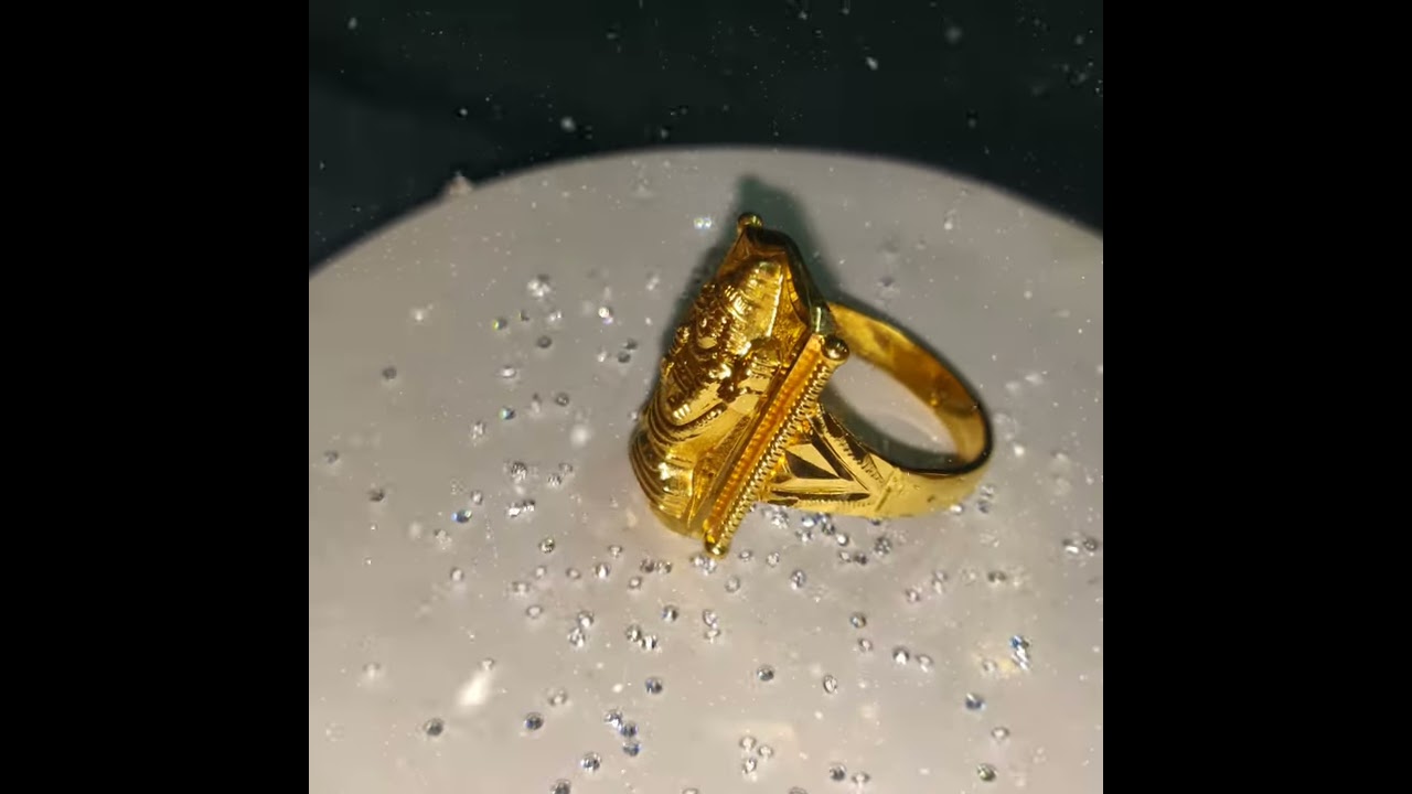 Incisive Gold Lord Balaji Ring